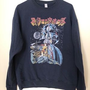 Star Wars Kanji Graphic Crew Sweatshirt